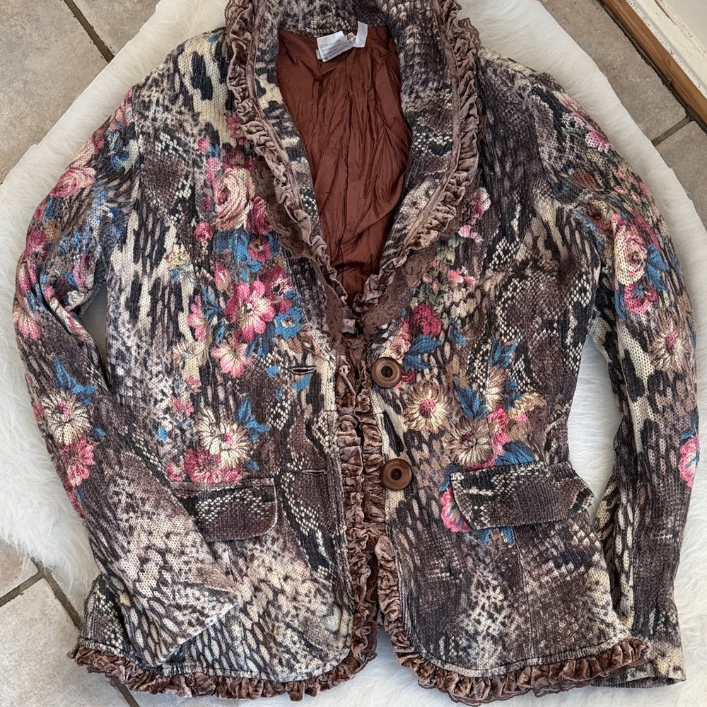 Alberto Makali Multicolor Floral Blazer